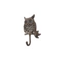 thumbnail image 2 of Handcrafted Model Ships K-0613-rc 6 x 2 x 5 in. Rustic Copper Cast Iron Owl Hooks, 2 of 2