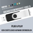 thumbnail image 2 of Paquete de 10 Memorias USB JBOS de 32GB 2.0 con Giro, 2 of 7