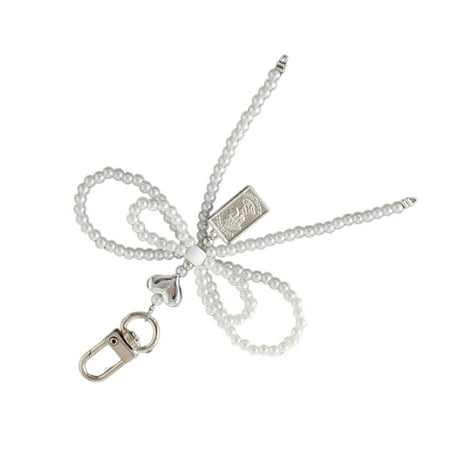 GRABLOOM Delicate Phone Charm Stylish Bag Accentuation with Bowknot Pendant for Women