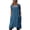 Dark Blue, variant on Fiykzur Cotton Linen Apron for women Cross Back Apron Pinafore Dress for Baking Cooking Gardening Work