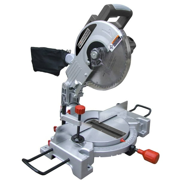 Professional Woodworker 15A 10inch Compound Miter Saw with Laser