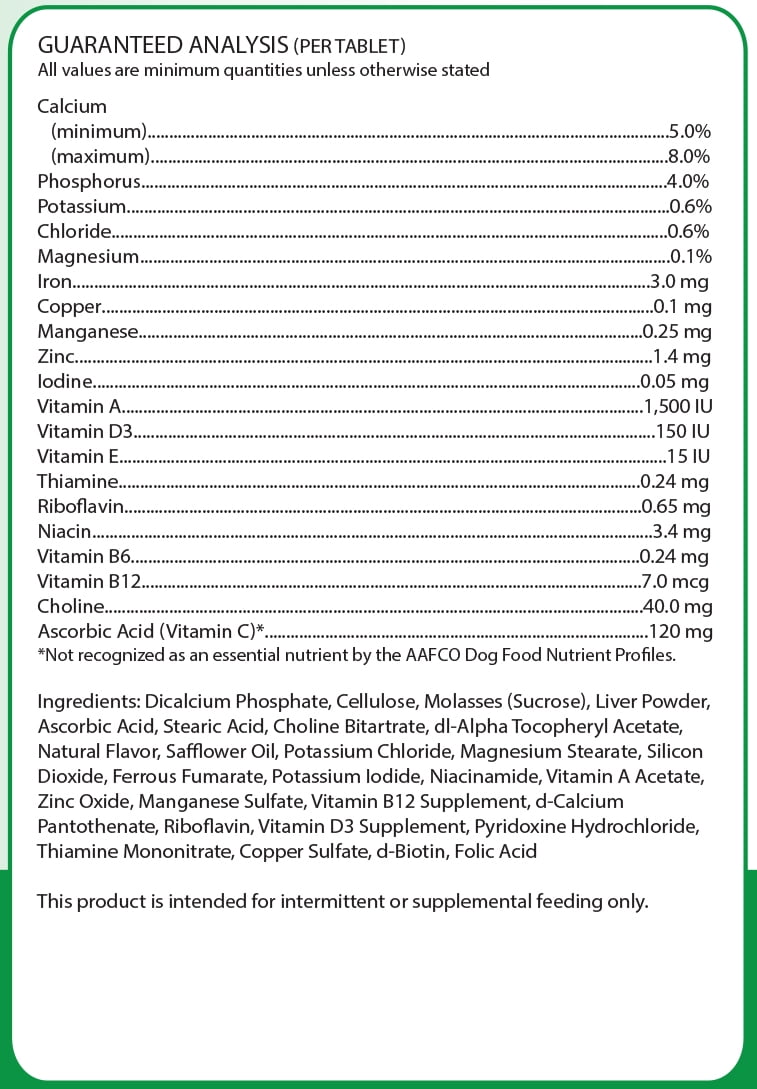 Healthy Breeds Dog Multi-Tab Vitamin and Mineral Supplement for Labrador Retriever, 365 Chews