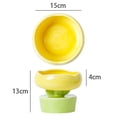 thumbnail image 3 of Cuenco De Comida Para Mascotas, Linda Forma De Flor, Cerámica De Alta Estabilidad, Cuenco De Comida Para Gatos Con Material Cerámico, Gran Capacidad, Protección De La Columna, 3 of 7