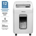 thumbnail image 1 of Fellowes Microshred 12Ms Micro-Cut Shredder, Black, 12 Count, 1 of 4