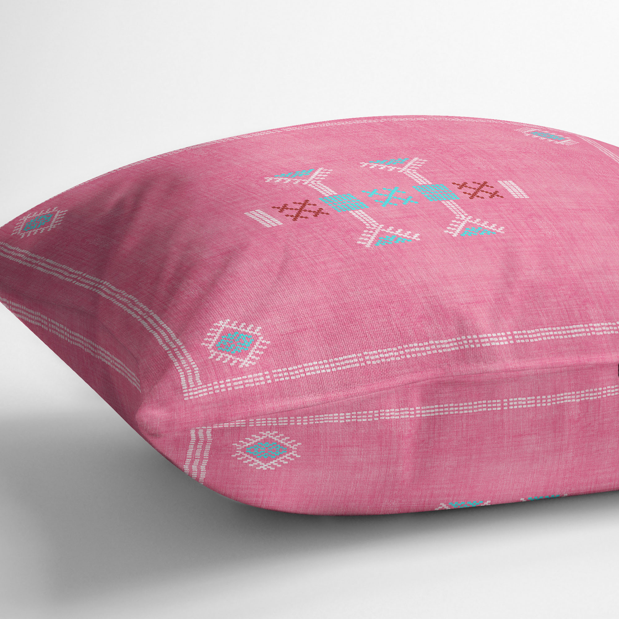 Moroccan Kilim Pink Outdoor Pillow by Kavka Designs - image 4 of 5