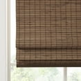 Madison Park Light Filtering Cordless Roman Shade Woven Wooden Privacy