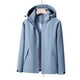 thumbnail image 1 of Chaquetas y abrigos casuales con capucha de manga larga Chaqueta de mujer Abrigo cálido Impermeables Cortavientos Chaqueta de lluvia con capucha Chaqueta impermeable con capucha para exteriores a prue, 1 of 3
