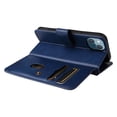 thumbnail image 6 of SaniMore Versatile Case for iPhone 14 6.1", Durable PU Leather Case Card Slots Flip Kickstand Magnetic Closure Anti-drop Shockproof Full Body Protective Wallet Business Case For iPhone 14, Darkblue, 6 of 14