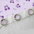 thumbnail image 4 of Feelyou Bowknot Cherry Child Black Out Curtains, Purple Ribbon Bow Curtains Pack of 2 (42x63 Each), Kawaii Cute Cartoon Bedroom Curtains, Blackout Curtains Home Decor, 4 of 6