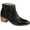 Black, variant on JOURNEE SIGNATURE Womens Black Perforated Comfort Ulima Round Toe Zip-Up Leather Booties 7.5 M