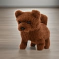 thumbnail image 3 of Electronic Plush Toys Puppy Plush Singing Interactive Puppy Stuffed Animals Animated Funny Toys Tail Wagging, Gifts for Boys Girls（Little Pine Lion [Brown]）, 3 of 4