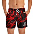 thumbnail image 2 of Red Lava Swim Trunks, 2 of 6