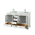 thumbnail image 6 of Wyndham Collection WCS202060DWHCMUNSMXX Deborah 60" Free Standing Double Vanity Set -, 6 of 7