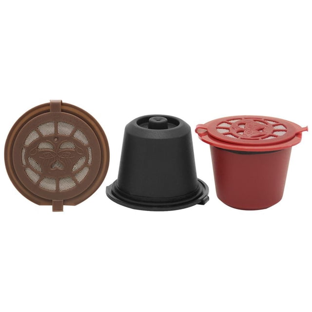 Wdftyju 3 filtros de cápsulas de café reutilizables recargables para máquina Nespresso (Multi) Wdftyju 3rk3tj0sp0sj1md7