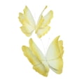 thumbnail image 1 of 2 piezas de decoraciones de fiesta de mariposas, accesorios de fotos versátiles, decoración única de bricolaje amarillo, 1 of 9