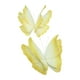 thumbnail image 1 of 2 piezas decoraciones artificiales de mariposa suministros de mariposa artificial para fiestas creativas decorativas para la casa de la casa de la boda amarillo, 1 of 8