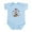 Sky Blue, variant on CafePress - Love BIG Brother SOCK Monkey Infant Bodysuit - Baby Light Bodysuit, Size Newborn - 24 Months