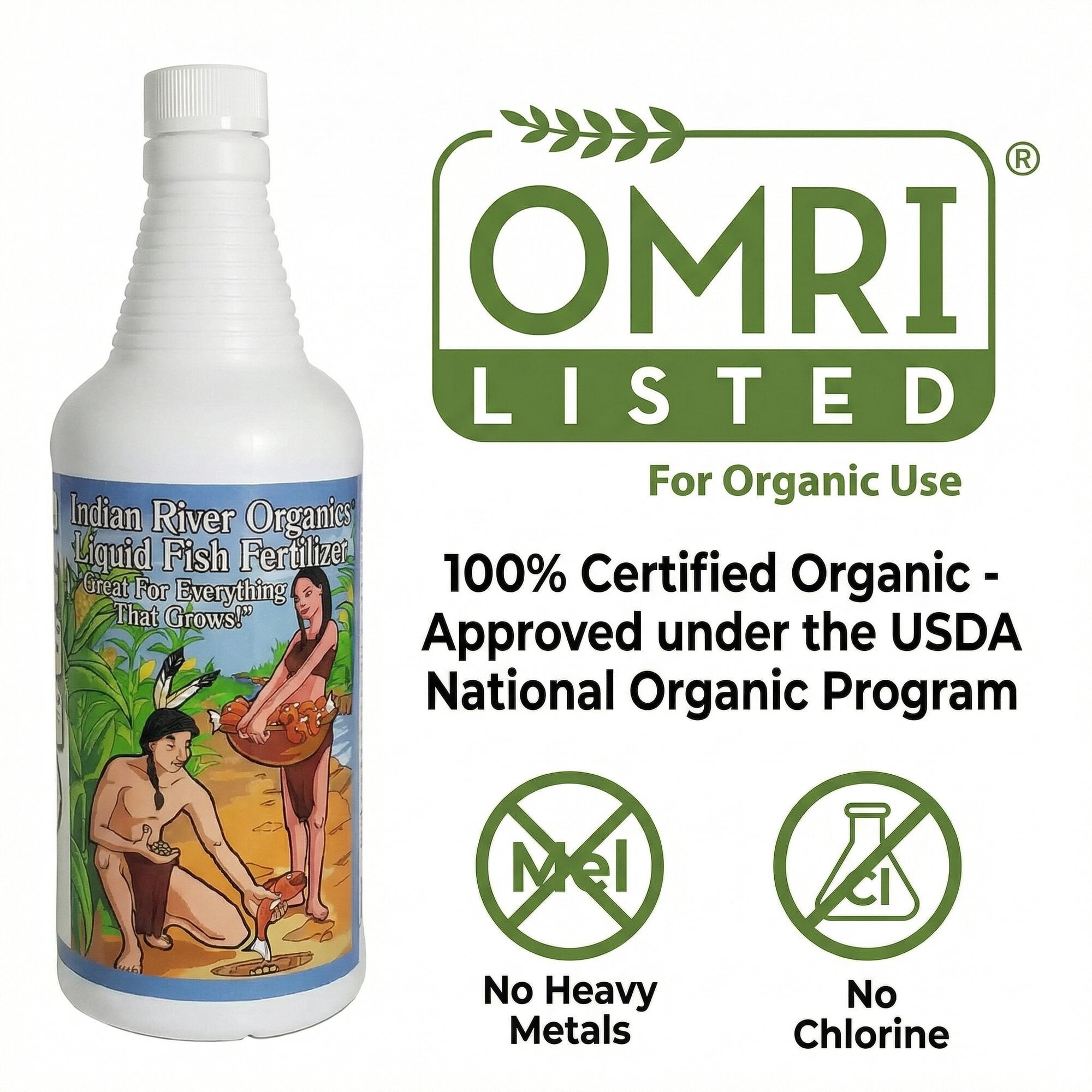 Indian River Organics Natural Fertilizer, 36 Ounces