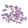 thumbnail image 1 of Love Wooden Clips 100Pcs Purple Eco-Friendly Photo Holder for Decoration Use, 1 of 3