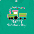 thumbnail image 4 of Inktastic Happy Valentines Day Childs Train Boys or Girls Toddler T-Shirt, 4 of 5