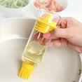 thumbnail image 6 of tzyudk 100ML Oil Dispenser Bottle with Silicone Brush Leak Proof Kitchen Container for Healthy Cooking Oil Control Drizzling and Basting Plastic Clear, 6 of 6