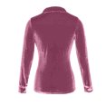 thumbnail image 5 of AXXD Pink Basic Sweatshirts for Women Trendy Summer 2024 Satin Pocket Business V-Neck Solid-color Commute Long Sleeve Blouses Shirt Tops, 5 of 5
