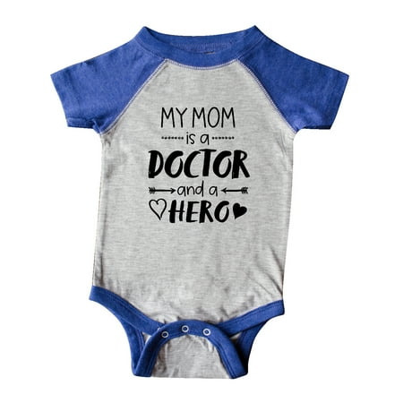 

Inktastic My Mom is a Doctor and a Hero Gift Baby Boy or Baby Girl Bodysuit
