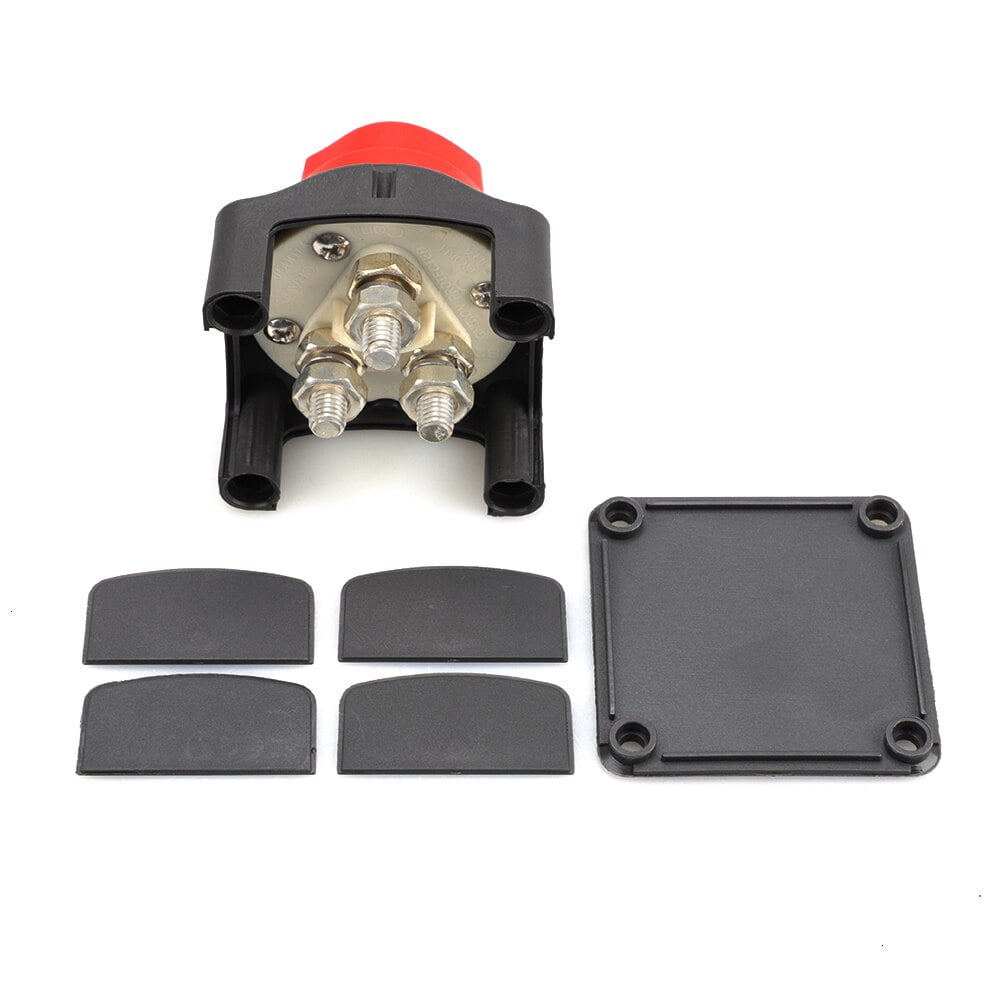 3 Position Disconnect Isolator Master Switch Battery Power Cut Off Kill Switch Fit 200A for Car/Vehicle/RV/Boat/Marine YC101588
