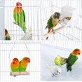 thumbnail image 6 of LILEYI 64-inch Open Play Top Bird Cages for Parakeets Cockatiels Finches Lovebirds Canaries Conures Budgies Parrot Birdcage w/Detachable Rolling Stand, White, 6 of 9