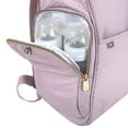 thumbnail image 2 of Fisher-Price 15"L 3 Piece Fastfinder Gemma Fashion Diaper Bag Backpack with Matching Changing Pad, Insulated Bottle Pocket and Baby Wipes Dispenser for Newborns, Infants and Toddlers in Pink, 2 of 8