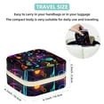 thumbnail image 5 of Note Portable Square Jewelry Box Earrings Necklaces Bracelets Organizer for Girls and Women, 5 of 6