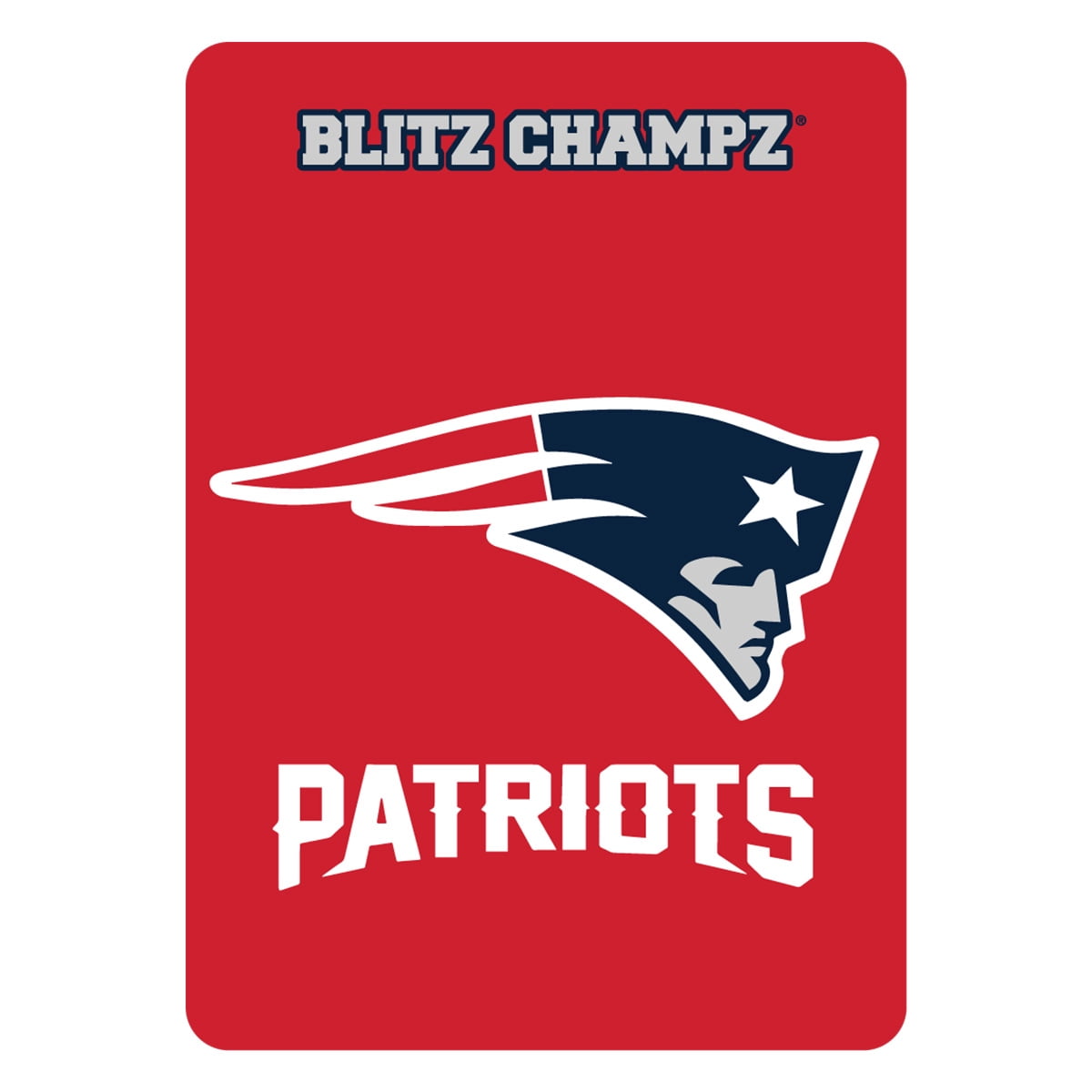 Blitz Champz New England Patriots Card Game, Family Game for Adults & Kids, Easy-To-Learn Party Game