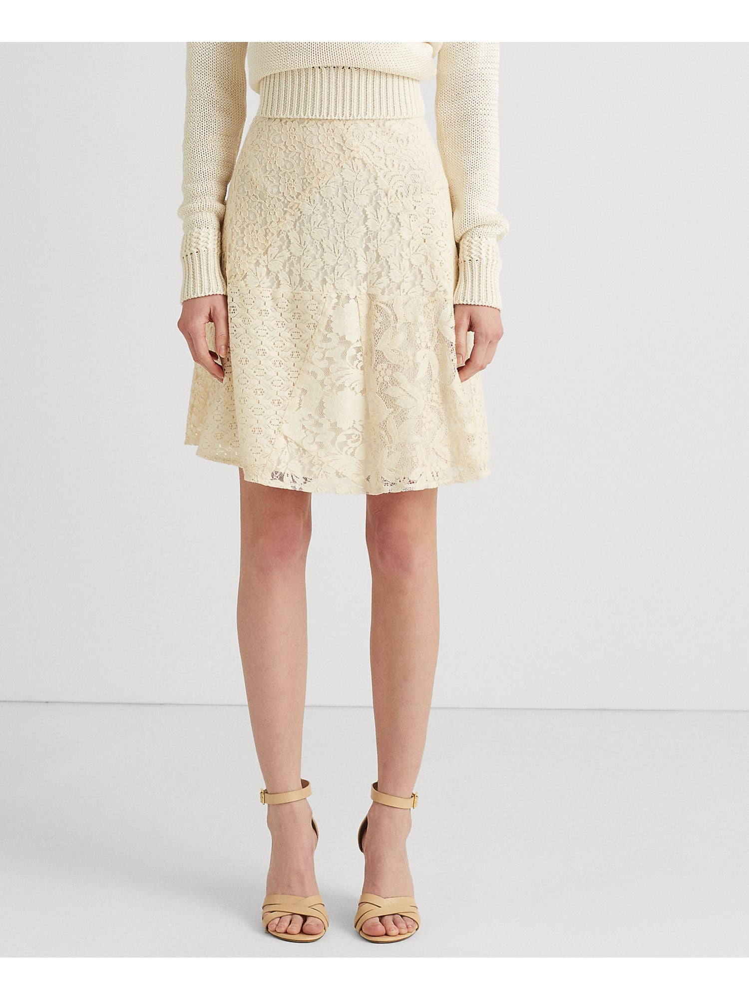 knee length dresses for ladies Clarice Linen Midi Dress in Cream main image 1