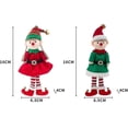 thumbnail image 1 of Conjunto De 2 Elfos Navideños De Peluche - Decoración Navideña Colgante - Decoración Del Coche, 1 of 4