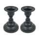 thumbnail image 1 of Candelabro geométrico redondo de metal forjado Adornos decorativos de escritorio Candelabro decorativo de metal forjado negro Tablero decorativo para velas, 1 of 7