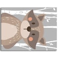 thumbnail image 2 of Oso zorro conejo pintura al óleo dibujos animados animales del bosque sin marco lienzo arte HD impreso carteles al óleo imágenes de dibujo Scienceny JJ17289-08, 2 of 4