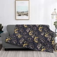 thumbnail image 2 of Yiaed Snake Sleep Print Blanket Throw Blanket Soft Cozy Flannel Blanket for Home Bed Sofa Couch Chair-60"x50", 2 of 6