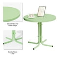 thumbnail image 6 of Ktaxon Round Metal Outdoor Side Table for Patio Garden Deck, Weather Resistant, 20.47 Inch, Green, 6 of 7