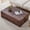 Walnut, variant on YWEN Faux Marble Coffee Table, Rectangle MDF Coffee Tables for Living Room, Tea Table Center Table for Home, TV Table