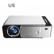 Newest Upgraded T6 Full Hd Led Projector 4K 3500 Lumens Hdmi Usb 1080P Portable Cinema Beamer Hd Lcd Display Android Version Silver