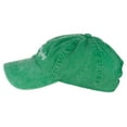 thumbnail image 3 of D&Y St. Patrick's Day Embroidered Quote Lucky Clover Low Profile Baseball Cap, Feelin' Lucky, Green, 3 of 4
