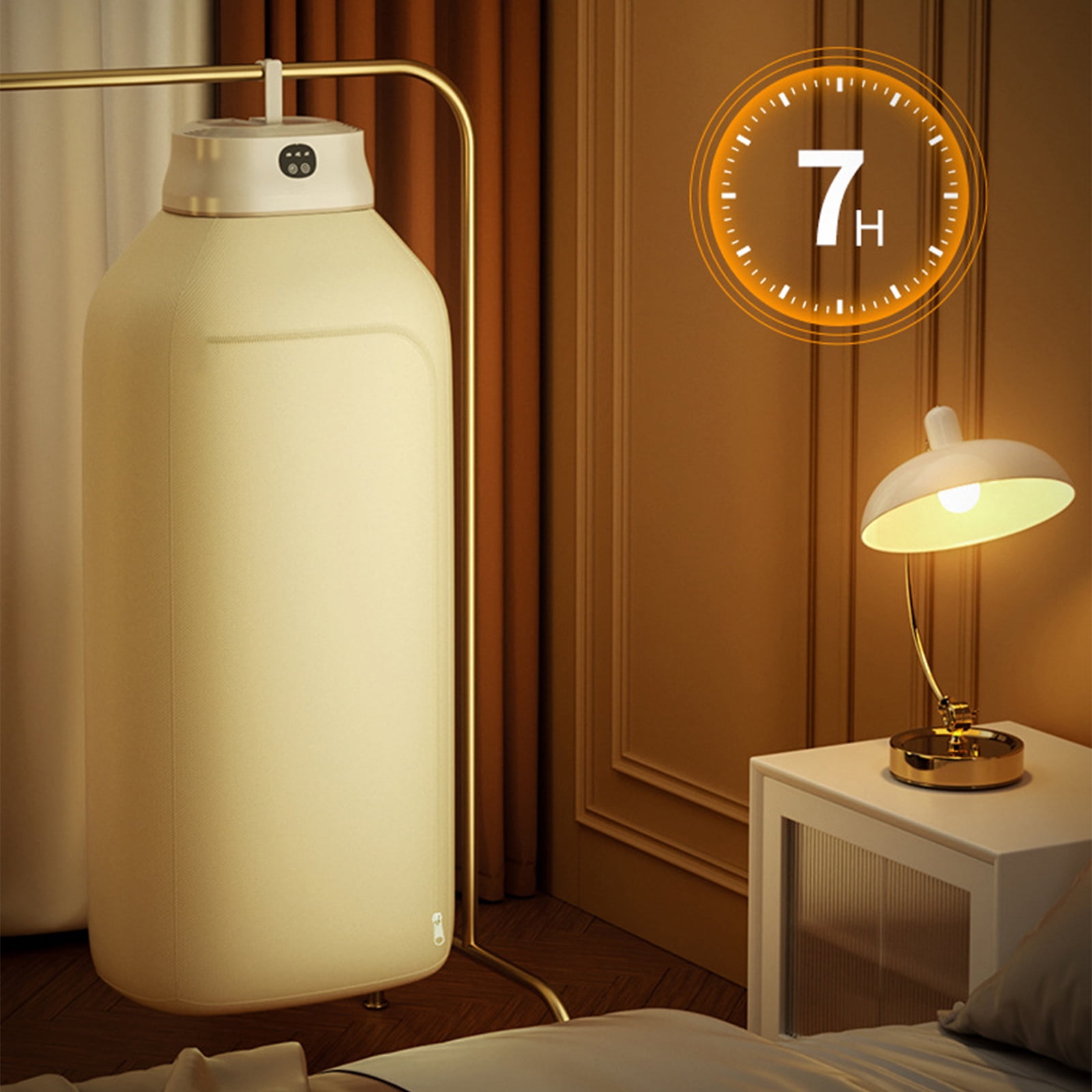 Portable Clothes Dryer, Mini Dryer, Compact Foldable Drying Machine with Adjustable Timer, PTC Heating, Energy-Saving, Efficient and Fast Drying, for Travel, RV, Home, Apartment