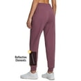 thumbnail image 2 of BALEAF Fleece Lined Sweatpants Joggers Women Waterproof Thermal Warm Pants Cold Weather Running Gear Hiking Jogging Rose M, 2 of 6