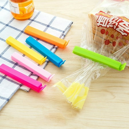 

Decor Store 10Pcs Kitchen Storage Snack Food Seal Sealing Bag Clip Sealer Clamp Plastic Tool