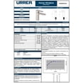 thumbnail image 2 of Monomando Lavabo Acero Inoxidable Urrea NEO 9426EO-9, 2 of 2