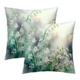 thumbnail image 2 of Bellflower Watercolor Throw Pillow Set 18x18 inch Rustic Country Style Living Room, Sofa and Bedroom Decoration Pillow Set of 2, 2 of 8