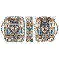 thumbnail image 6 of FOR U DESIGNS Navajo Wolf Ethnic Tribel Pattern Bible Cover Quilted Protective Church Organizer Holder Bag Large Capacity Church Bag Bible Protective Christian Bible Accessories, 6 of 7