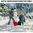 thumbnail image 4 of 2PCS Snow Shovels for Kids, D-Grip Handle, Adjustable Length, Great Tools for Children Clean Snow Game, 4 of 6