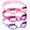 Multicolor, variant on UWMDHRC Kids Swim Goggles Eyelashes Girls Funny Swim Goggle No Slip Leak Anti Fog UV Glasses for Lash Extensions