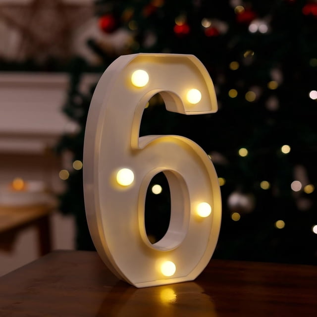 Xihbxyly Luces Led Navideñas, Elegante Decoración con Pantalla Digital, Alto Brillo y Visibilidad, Flexibilidad para Múltiples Combinaciones de Números, Ideal para Eventos Festivos y Hogar, Decoració